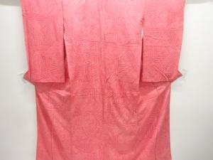 絞り抽象模様小紋着物